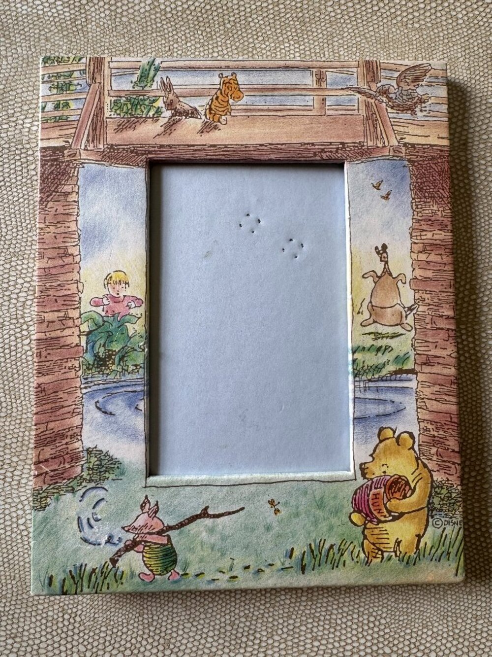 Vintage 1990s Charpente Winnie the Pooh Picture Frame